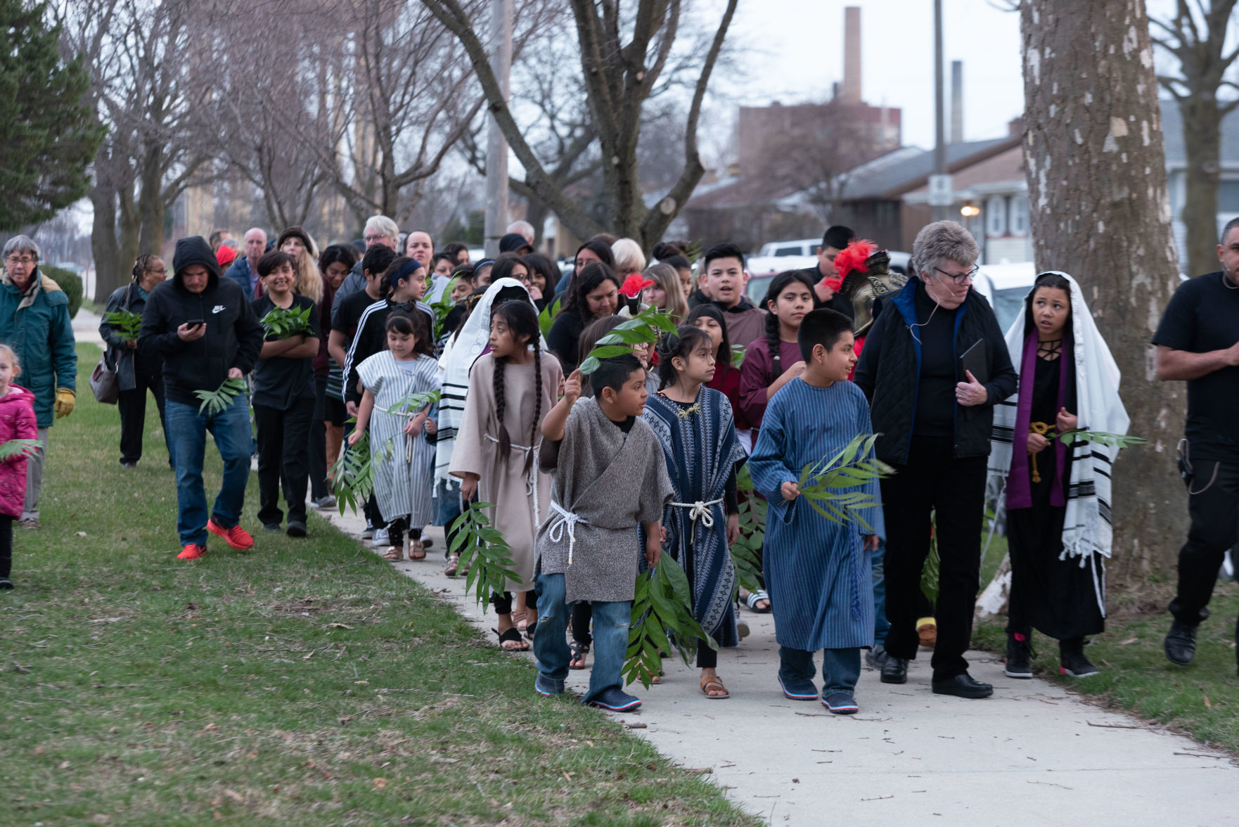 Emaus Lutheran hosts walk of the passion